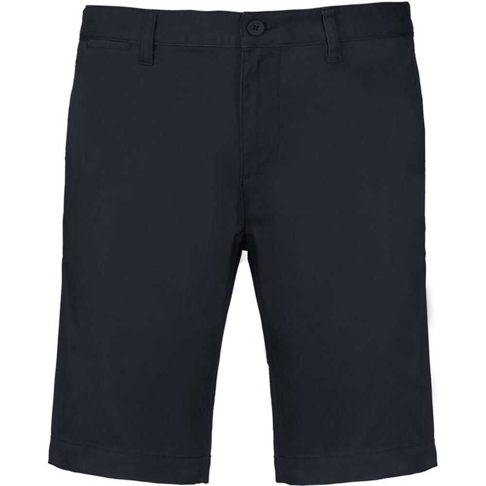 Kariban Mens Chino Bermuda Shorts / Dark Navy
